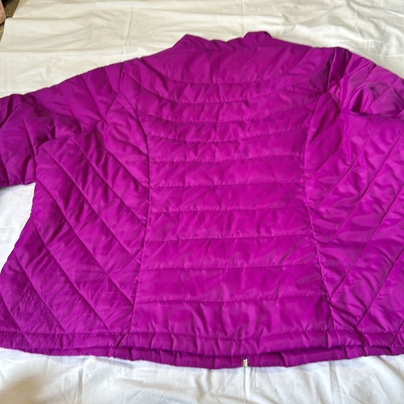 Lane Bryant Purple Puffer Jacket 26/28 - Picture 7 of 8